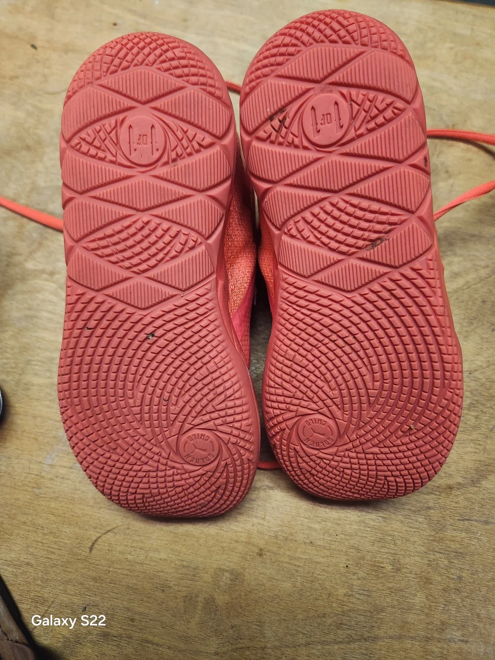 Puma Kids Red Athletic Sneakers
